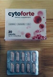 Treatment of cystitis with natural capsules Cyto Forte - review of the application result